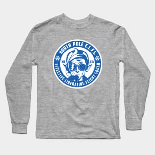 North Pole E.L.F.S. (Blue) Long Sleeve T-Shirt